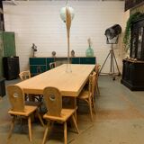 XXL solid oak farm table