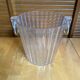 Vintage White Lucite Champagne Bucket FOUSSY Plexi + Metal Handles