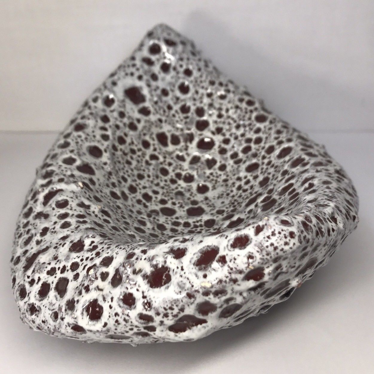 Ashtray empty pockets form free fat lava vintage Vallauris Marino the Vaucour