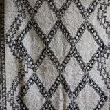 Tapis beni ouarain berbere ancien tissé main 190x230cm