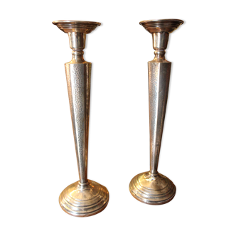 Silver candlesticks