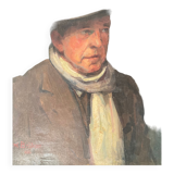 Oil portrait on canvas
