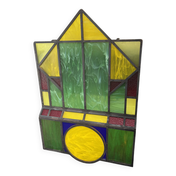 Handcrafted polychrome stained glass