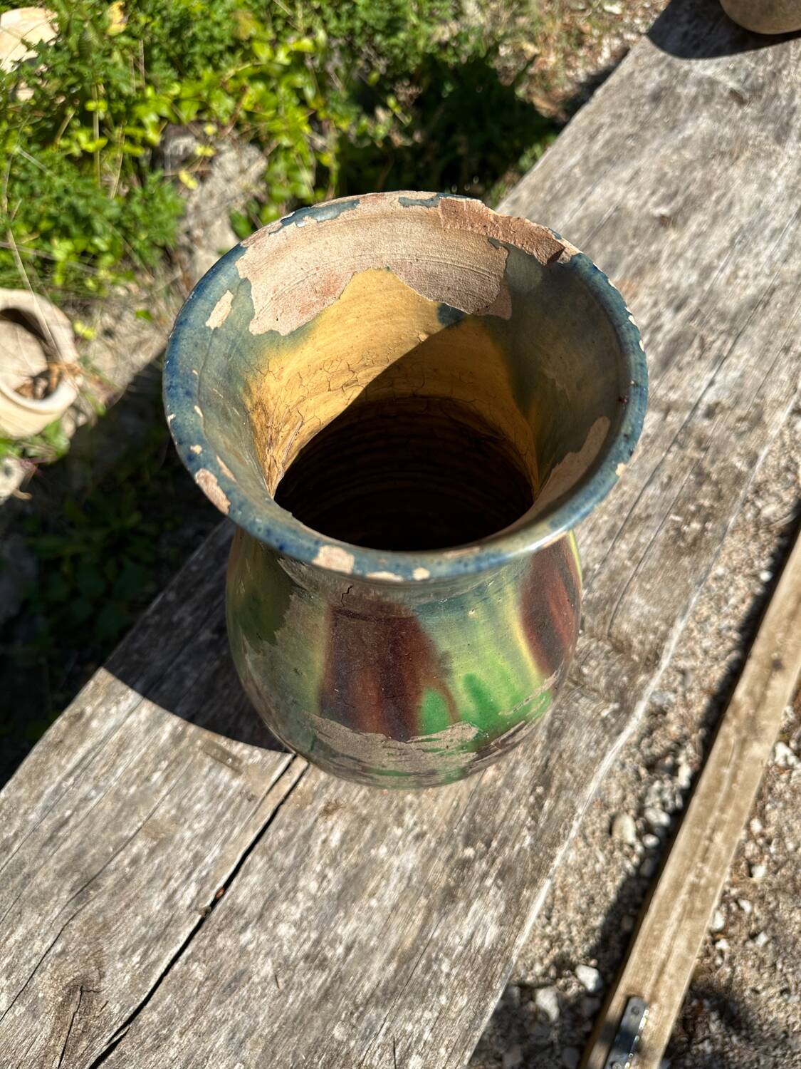 Terracotta vase