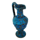 Large Fat Lava enamel vase by Charles Cart, Sea Foam, 1960