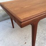 Table design extension Scandinavian Niel Otto Møller teak retro L260cm