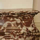 Royal red marble fireplace