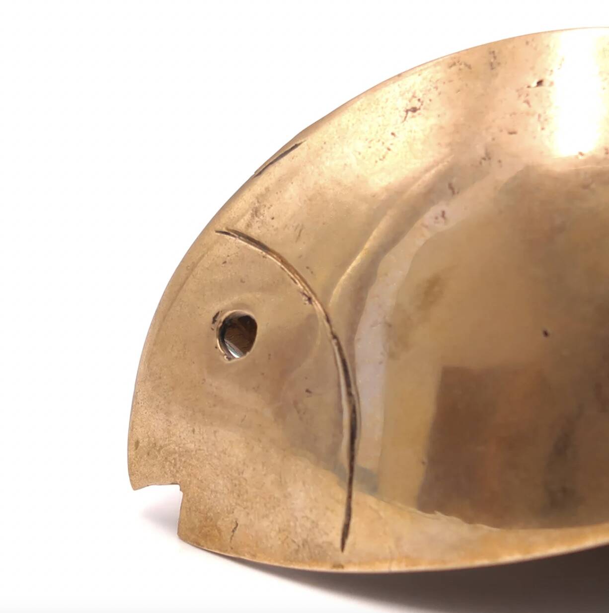 Sculpture poisson en bronze, années 70