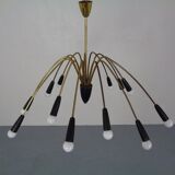 Large Italian Spider Ceiling Lamp, 1950s