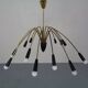 Large Italian Spider Ceiling Lamp, 1950s