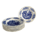 English country style deep plate, Moulin des Loups