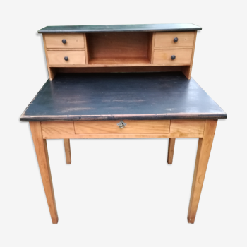 Bureau à gradins en bois de fruitier