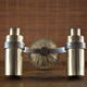 Vintage bronze wall lamp