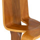 Series of eight blond cherry chairs, 1980s