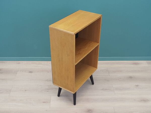 Bibliothèque en frêne, design danois, années 1970, production : System B8