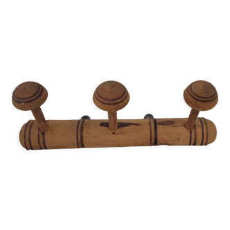 Wooden coat rack