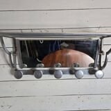 1950s aluminum coat rack