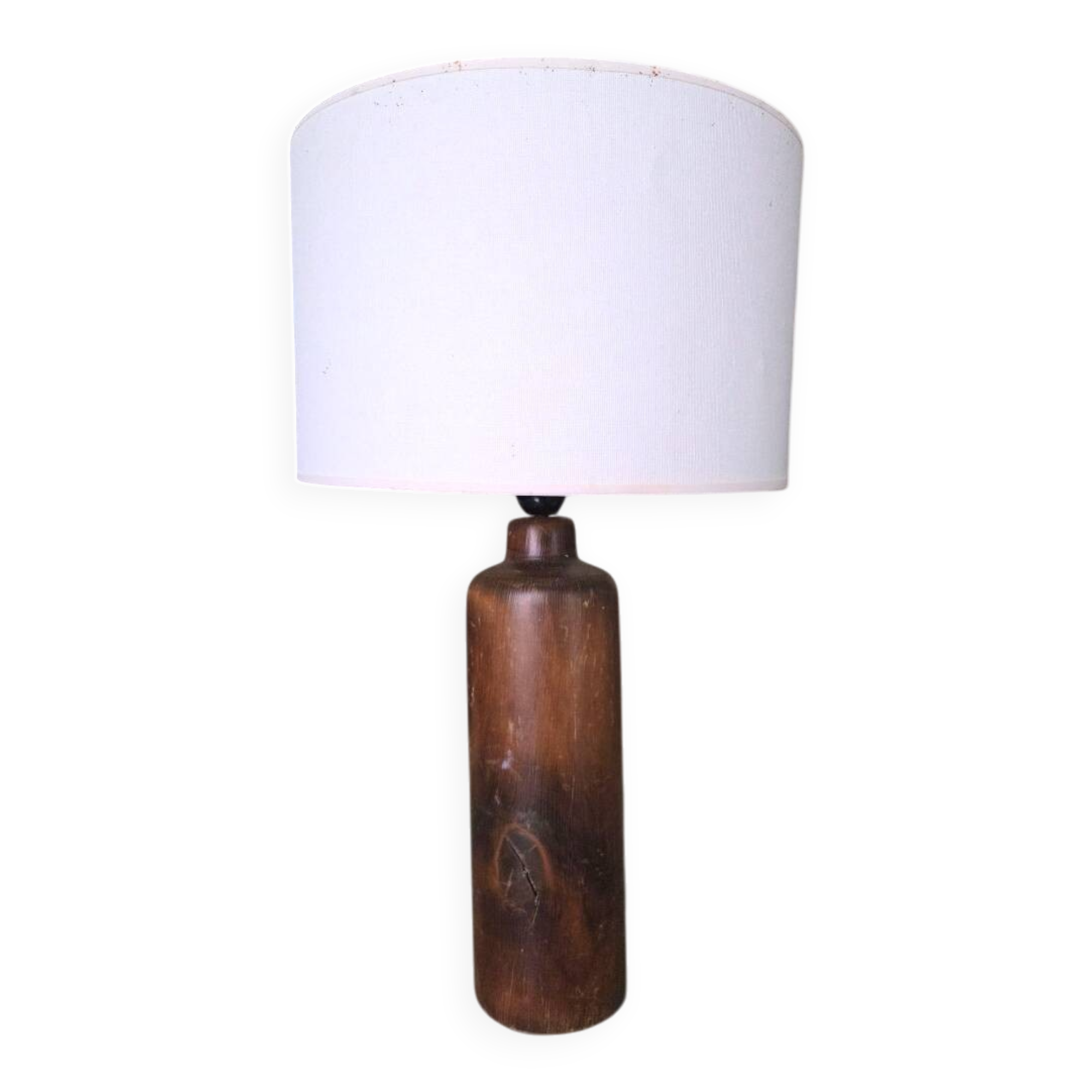 Solid wood lamp