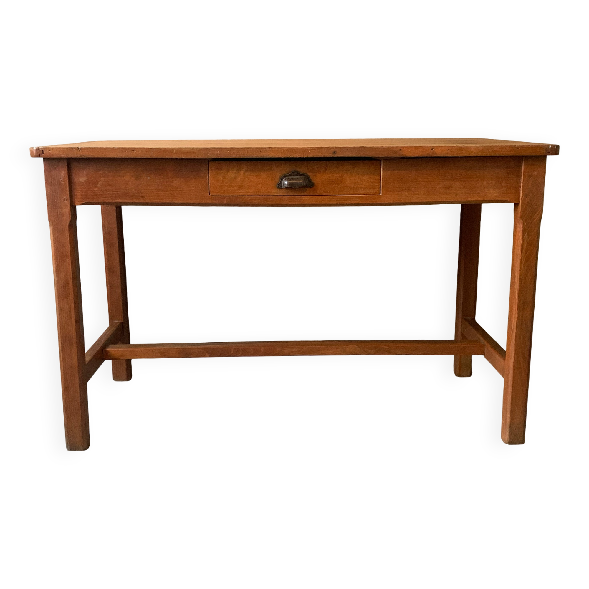 1950s solid wood farmhouse desk/table