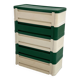 White and green cabinet model “4964” by Olaf Von Bohr for Kartell, 1970