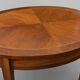 Oval guéridon Louis XVI — Sun marquetry — 19th century
