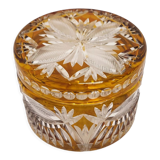 Bohemian glass box Czech Republic 1960s