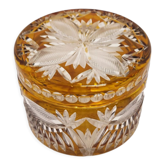 Bohemian glass box Czech Republic 1960s