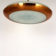 Bauhaus UFO Pendant Lamp by Josef Hurka for Napako, 1930s
