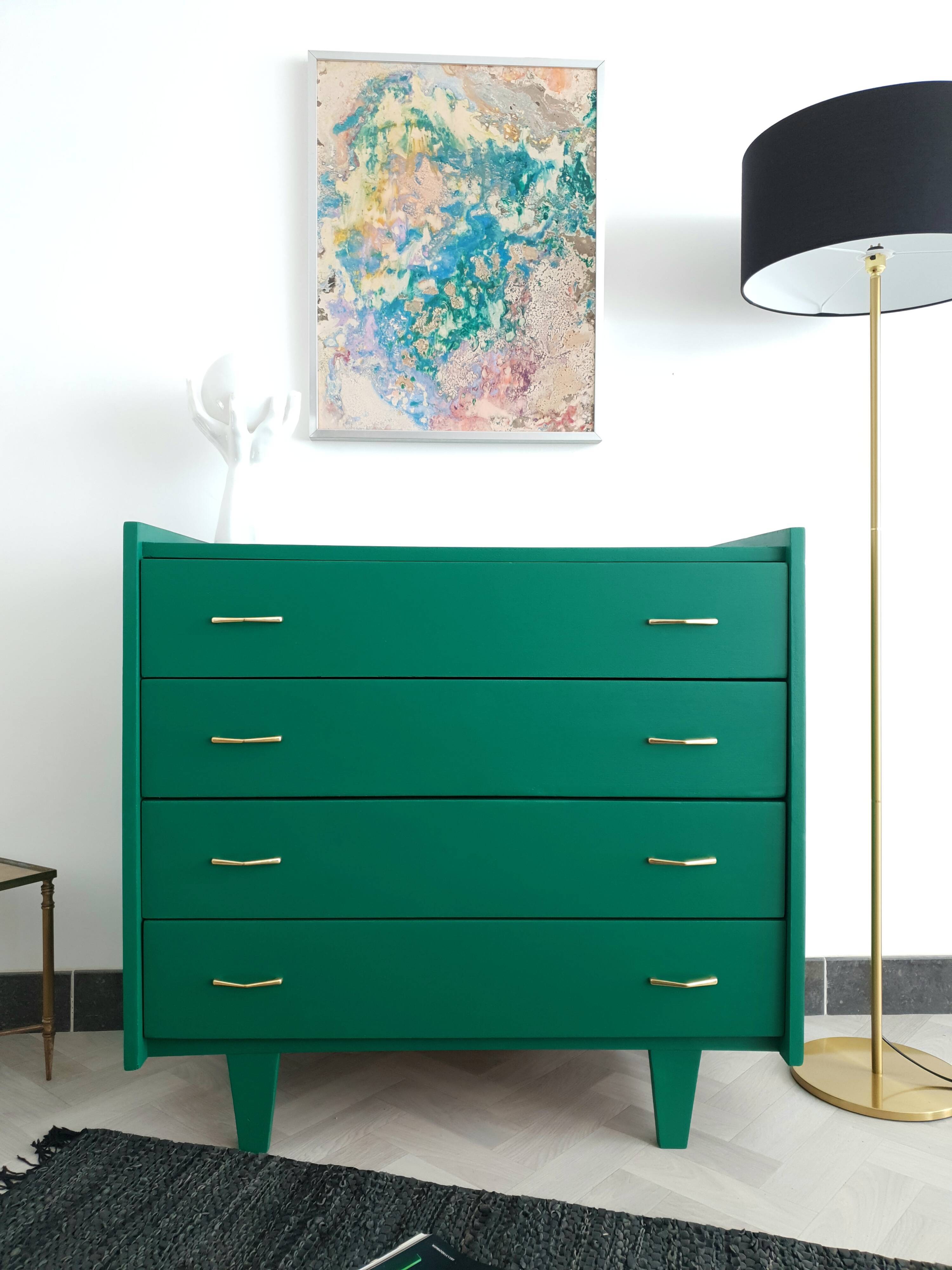 Green dresser