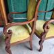 Pair of armchairs with mahogany restoration of the XlX th century