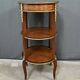 Small Marquetry Coffee Table, Transition Louis XV Louis XVI style –