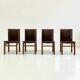 Set of Tapiovaara dining chairs by La Permanente Cantù