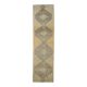 1970s Turkish Oushak handmade beige runner rug 92x344