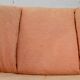 Armchair Ligne Roset, pastel orange color, France, circa 1990