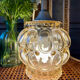 Vintage bubble glass pendant lamp 1960/70