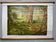 Vintage linen school chart – In the forest (M.A. Koekkoek)