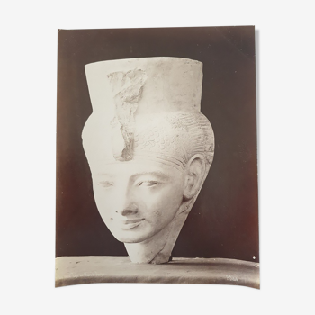 Pascal Sébah (1823-1886) - Photographie, tirage albuminé - La reine Taya, musée de Ruulau?, Egypte
