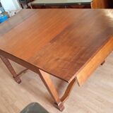 Table en cerisier solide extensible 1920 Italie méridionale