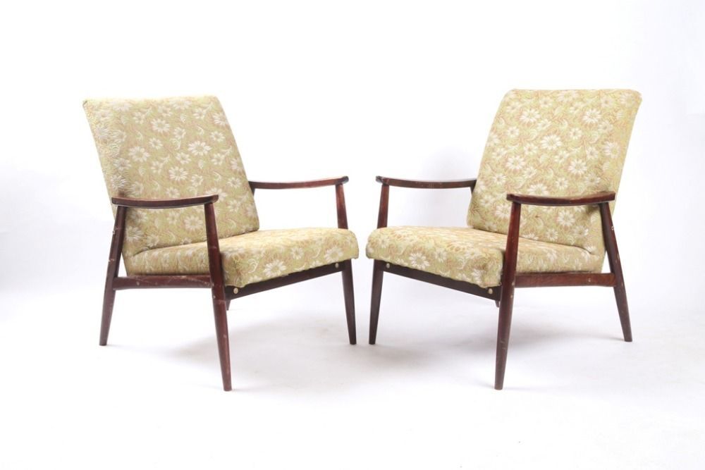 Flowers vintage 1970 Czech Republic s chairs