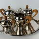 Alessi coffee and tea set silver-plated