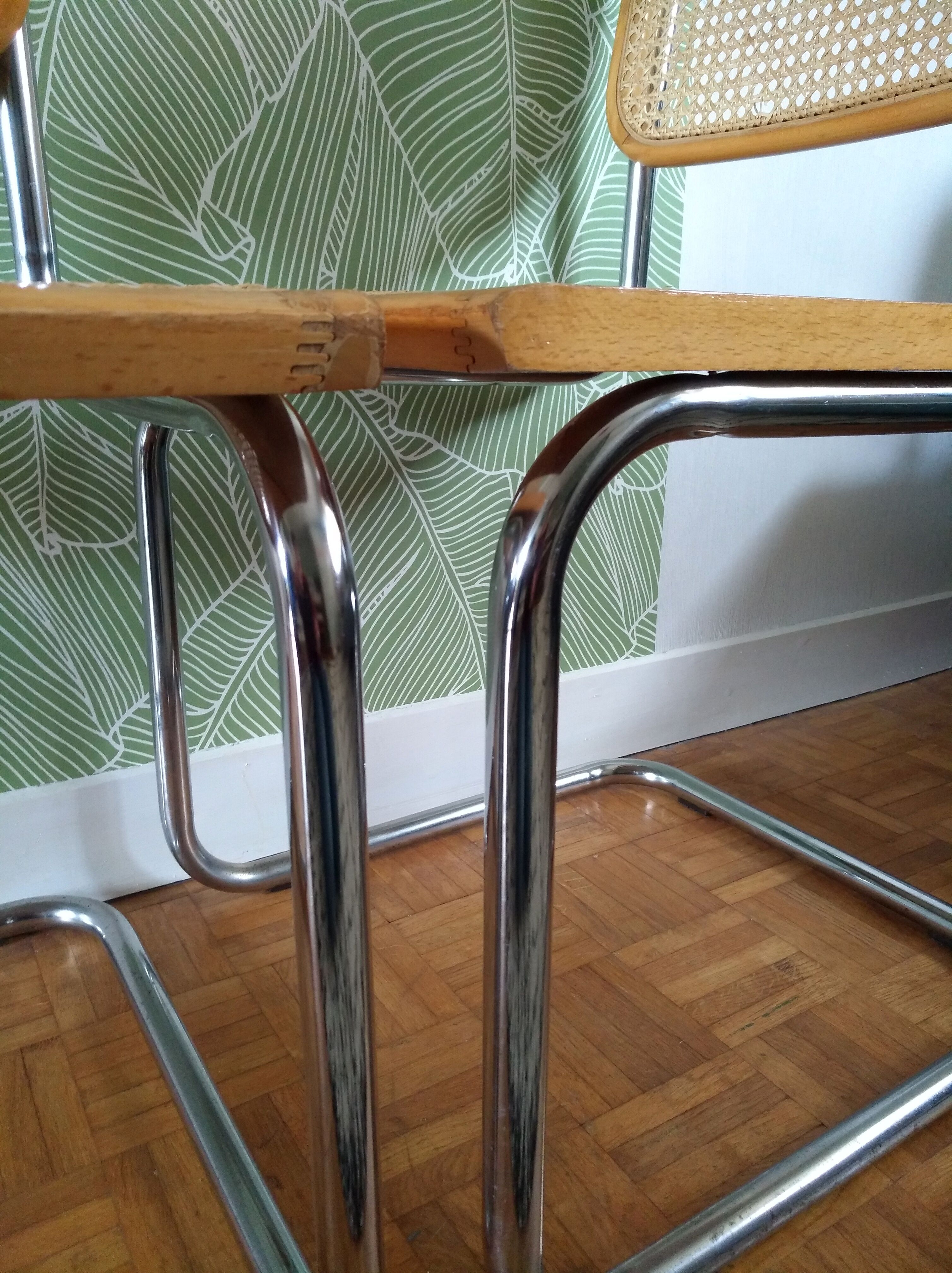 Paire de chaises Marcel Breuer B32