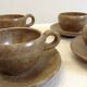 Tasses à café en grès