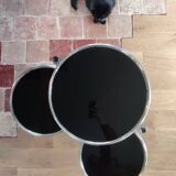 Table basse Leitmotiv verre fumé
