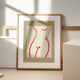 Female figure giclee art print, 50x70cm