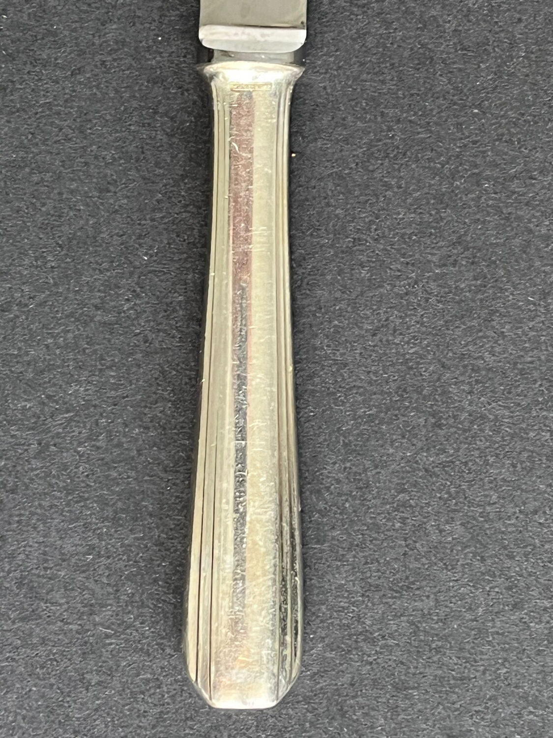 12 Christofle silver metal knives