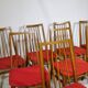 Mid-Century Dining Chairs in Walnut, Set of 10, 1960s