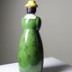 Antique porcelain bottle from Limoges in the style of Robj, 1920s-1930s.