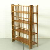 Bamboo Folding Campaign Shelves, France 1920s