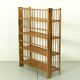 Bamboo Folding Campaign Shelves, France 1920s