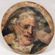 Tondo, portrait of a juggler by Benito Belli